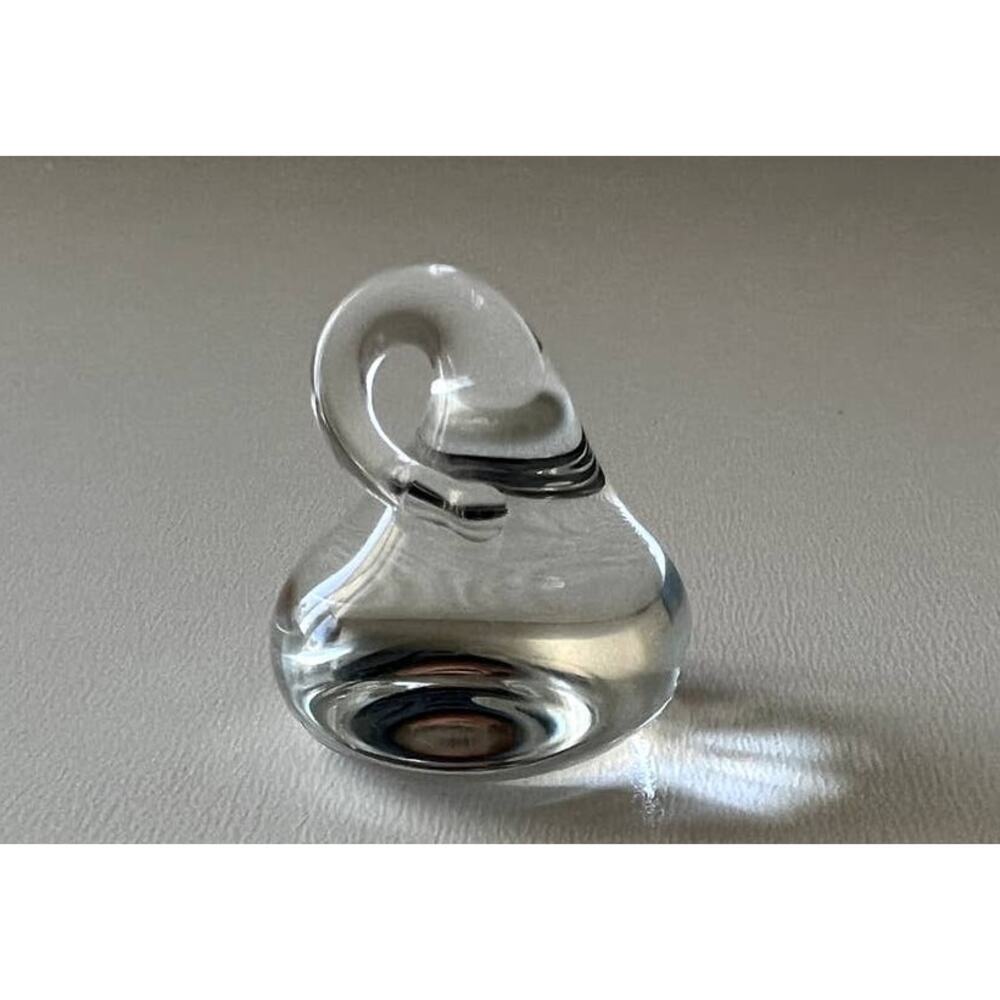 Hulet Crystal Hershey Kiss Signed 1997 Actual Size Of A Hershey Kiss Vintage